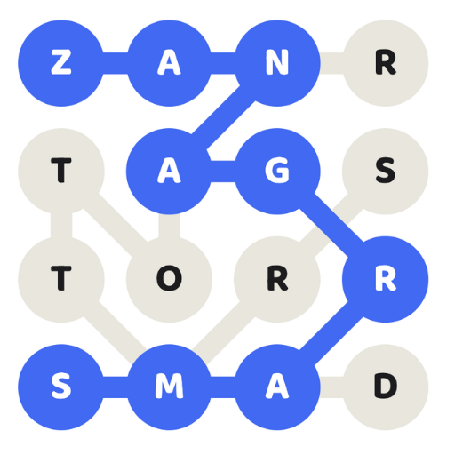 Zanagrams - free daily word puzzle